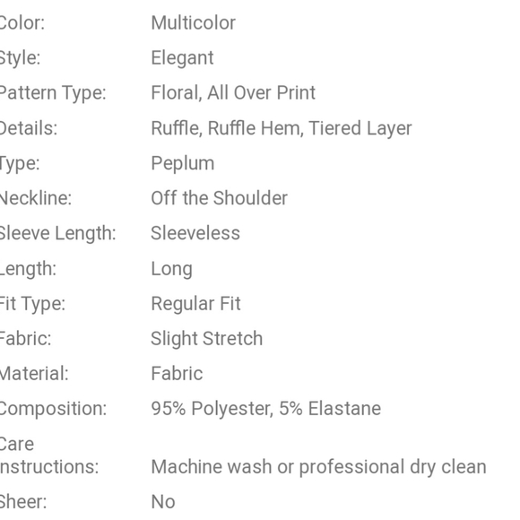 NWOT!! FLORAL OFF THE SHOULDER RUFFLE SLEEVED TOP!! 🌸🌼🏵 - Picture 8 of 8